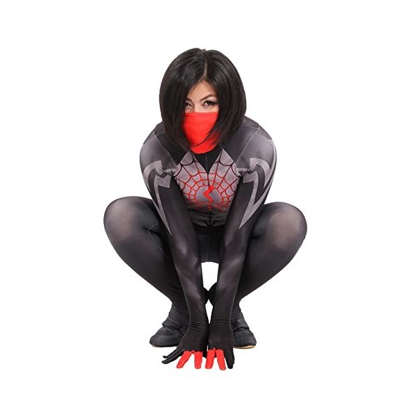 Westion Femme Veuve Noire Body Fille Spiderman Cosplay Costume Adultes Héros Festif Déguisement Combinaison Ados Noël Carnava