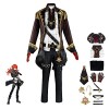 LIVASH Diluc Ragnvindr Cosplay Tenue Tenue Uniforme Robe DHalloween Anime Costumes Ensemble Complet Avec Accessoires,Brown-M