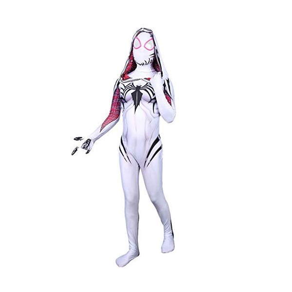 Venom Robe MODRYER Venom Gwen Spiderman Cosplay Costume Halloween Fantaisie Ro...