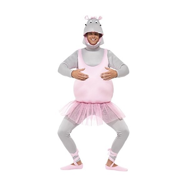 NET TOYS Costume dhippopotame Danseuse étoile déguisement Ballerine Tenue dhippo en Tutu Enterrement de Vie de garçon Anima