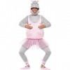 NET TOYS Costume dhippopotame Danseuse étoile déguisement Ballerine Tenue dhippo en Tutu Enterrement de Vie de garçon Anima