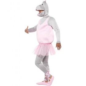 NET TOYS Costume dhippopotame Danseuse étoile déguisement Ballerine Tenue dhippo en Tutu Enterrement de Vie de garçon Anima