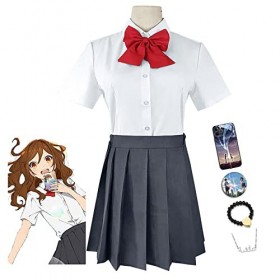 Anime Cosplay Vêtements Your Name Miyamizu Mitsuha Uniforme Costume Ensemble Complet Daccessoires Bijoux Shabiller Convient