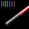 Épée lumineuse LED en métal RVB 7 couleurs Force FX Heavy Duel Light Sword, rechargeable, haute lumière avec FOC, blaster, jo