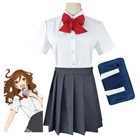 Anime Cosplay Vêtements Your Name Miyamizu Mitsuha Uniforme Avec Sac à Main Mascarade Danse Soirée Convient pour Les Jeux De 