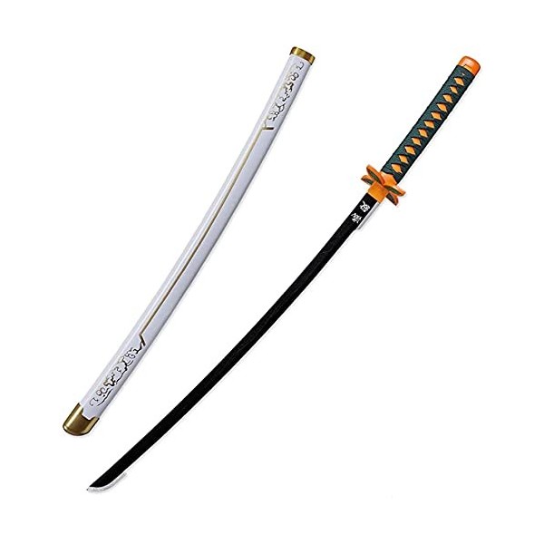 Cosplay Katanas, Lame Anime Ninja éPéE Jouets Accessoire En Bois, Accessoire DéPéE En Bois, Pour Demon Slayer,Kochou Shinobu