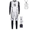 Anime Cosplay Vêtements BLUELOCK Costumes Unisexe Adulte Tenue De Sport Avec Accessoire Collier Convient pour Les Jeux De Scè