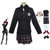 Anime PERSONA Cosplay Vêtements Uniforme Mascarade Danse Soirée Costumes Ensemble De 7 Pièces Avec Des Accessoires De Collier