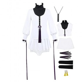 JOHLCR Anime Hatsune Miku Cosplay Vêtements Mascarade Danse Soirée Uniforme Avec Accessoire Collier Habillage De Fête De Carn