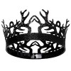 nihngvjm Couronne Antlers Roi médiéval déguisement Accessoire de déguisement dhalloween for Bal de Promo fête danniversaire