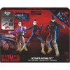 dc comics Lt. Gordon, Coffret Contenant 2 Figurines articulées Exclusives de 10 cm et Un véhicule Voiture de Police, Pièces à