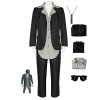 Anime Trigun Cosplay Vêtements Uniforme Costumes Avec Collier Déguisement De Carnaval Dhalloween pour Adultes Personnage Da