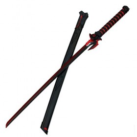 Noir Katana Formation Épée Cos Animation Performance Accessoires Kendo Bâton Cosplay Épée Halloween Prop Arme Modèle Jouets p