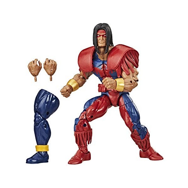 Marvel Hasbro Legends Series Collection Figurine de Warpath 15,2 cm Design Premium et 2 Accessoires