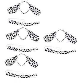 Dalmatiens Bandeau Enfants Kits Enfants Bandeau Oreille Bandeau 8 Pcs Oreilles Bandeau Chien Oreille Bandeau Dalmatien Bandea