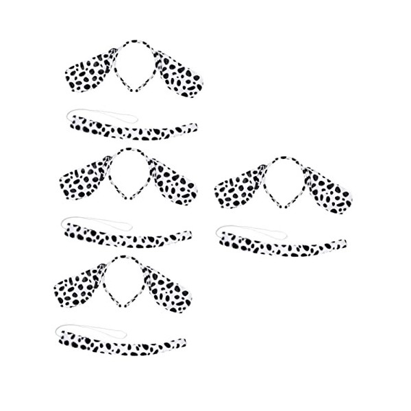 Dalmatiens Bandeau Enfants Kits Enfants Bandeau Oreille Bandeau 8 Pcs Oreilles Bandeau Chien Oreille Bandeau Dalmatien Bandea