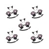 Paowsietiviity Lot de 5 costumes de chat danime pour cosplay, accessoires pour animaux avec bandeau, oreilles, déguisement, 