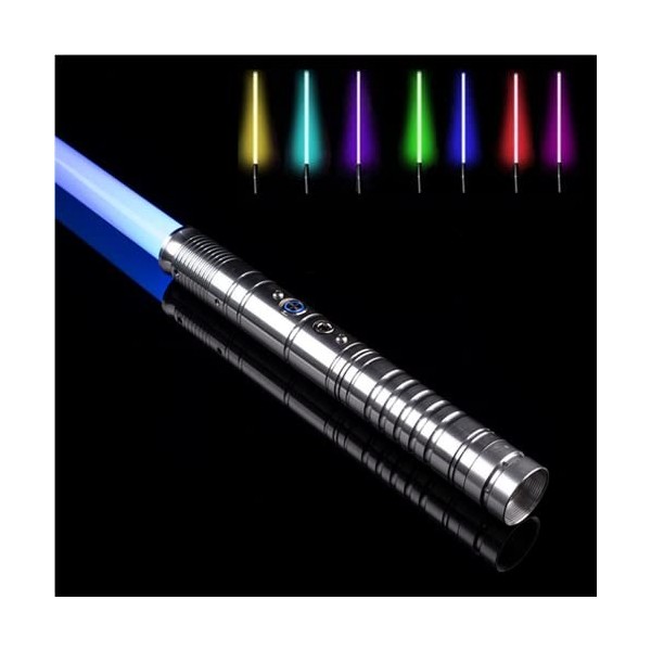 Sabre Laser Tiktok, épée De Duel 2 En 1 Pour Enfants Adultes, Jouet Sabre Laser Modifiable à 7 Couleurs, Sabres Laser Recharg