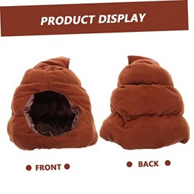 Toyvian 4 Ensembles De Chapeau DAnniversaire Chapeaux De Fête DAnniversaire Chapeau En Peluche Drôle Chapeau De Merde De Fê