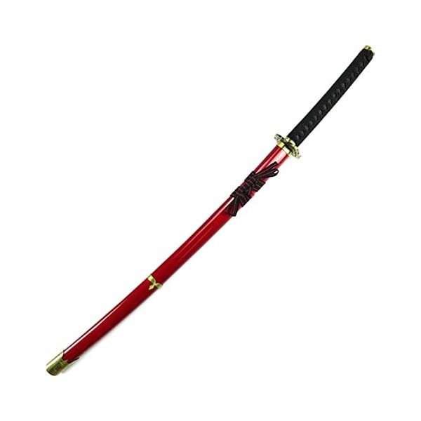 KLHGDM Épée de samouraï en bois, accessoires de robe dHalloween, accessoires darme cosplay pour cosplay/collection/écran do