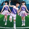 ifundom 2 Pièces Enfants Pom-Pom Girl Cosplay Enfants Cosplay Accessoire Enfants Costume De Fête Enfants Costume Robe Pour Fi