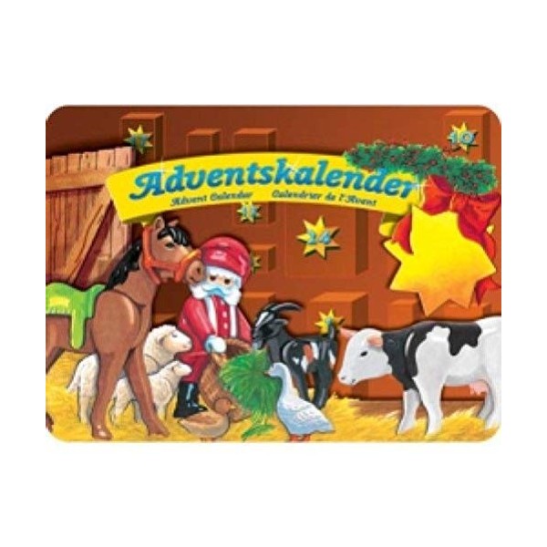 Playmobil - 4151 - Noël - Calendrier avent : Animaux + etable