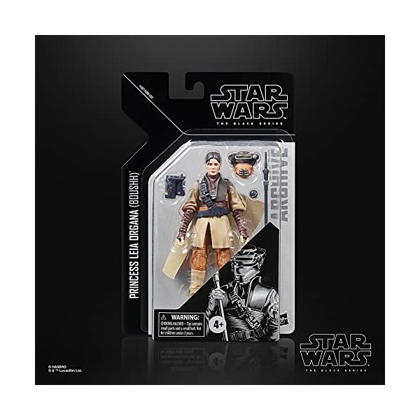 Star Wars The Black Series Archive, Princesse Leia Organa Boushh , Figurine de Collection de 15 cm, Star Wars : Le Retour du