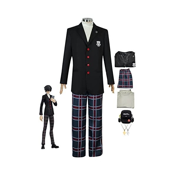 Anime Cosplay Vêtements Persona Amamiya Ren Costumes Unisexe Adulte Mascarade Danse Soirée Habillage De Fête Convient pour Le