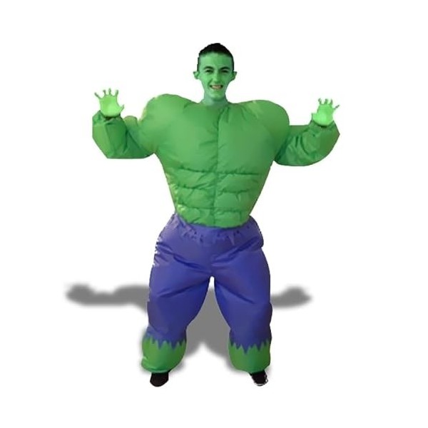 Deguisement Hulk gonflable costume super heros