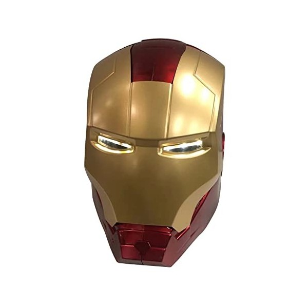 AOKLEY Iron Man Casque Superheros Wearable Masque Headcowl Halloween Carnaval Cosplay Costume Casques Mascarade Déguisement M