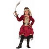 Forum Novelties 76409 Accessoire de fête pour fille Motif pirate Rouge Taille S