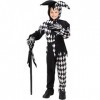 leryveo 5 Pcs Déguisements dhalloween pour Enfants, Clown Enfants pour Garçons, Costumes dhalloween pour garçons, Accessoir