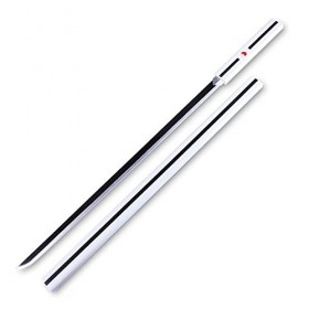 DEEGGHD Anime Katana, Naruto Uchiha Sasuke Sasuke Sasuke, Cos Anime Swords PU Jouets, Accessoire de Jeu de Rôle/White / 96cm/