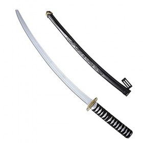 Pour accessoire DKatana withScabbard 80cm , épée japonaise en bois, jouet pour enfants en matériau ABS, environnement danim