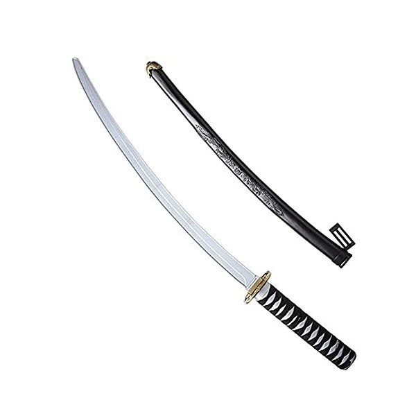 Pour accessoire DKatana withScabbard 80cm , épée japonaise en bois, jouet pour enfants en matériau ABS, environnement danim