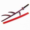 WANHUI Épée De Samouraï Blade en Bambou Épée Cosplay Demon Slayer Kokushibou Ninja Sword Sabre Anime Japonaise Accessoires de