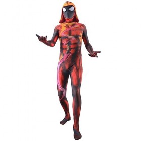DETMOL Déguisement Costume Spiderman Garçons Super-héros, Unisexe Adultes des Gamins Déguisements Combinaison Le Maillot De C