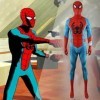 DETMOL Déguisement Costume Spiderman Garçons Super-héros, Unisexe Adultes des Gamins Déguisements Combinaison Le Maillot De C