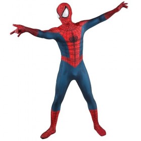 DETMOL Déguisement Costume Spiderman Garçons Super-héros, Unisexe Adultes des Gamins Déguisements Combinaison Le Maillot De C