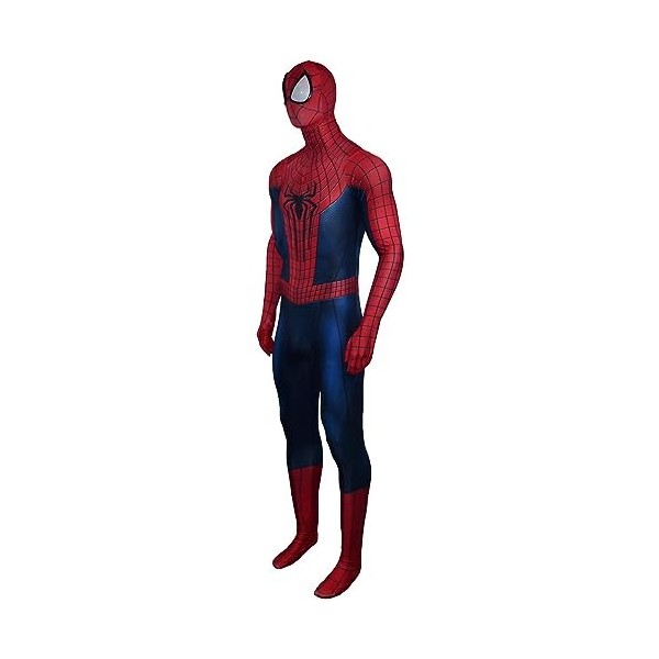 DETMOL Déguisement Costume Spiderman Garçons Super-héros, Unisexe Adultes des Gamins Déguisements Combinaison Le Maillot De C