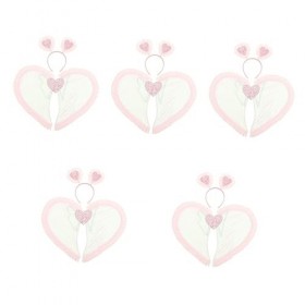 jojofuny 5 Ensembles Tenues De Petite Fille Vêtements dhalloween Costumes De Cosplay Accessoires De Cheveux De Mariage Ailes