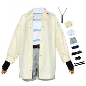 Anime Trigun Cosplay Vêtements Mascarade Danse Soirée Halloween Uniforme Avec Collier DéGuisement De Carnaval pour Adultes Co