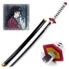 Uvency Katana Épée Démon Slayer Lame Cos En Bois Anime Ninja Épée Jouet Arme Accessoire Cosplay Accessoire Jouet Pour Les Fan