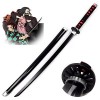 Uvency Katana Épée Démon Slayer Lame Cos En Bois Anime Ninja Épée Jouet Arme Accessoire Cosplay Accessoire Jouet Pour Les Fan