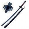 z&dw Anime Cosplay pour Kurosaki Ichigo,Anime Arme Prop Jouets Modèle Épée, Accessoires de Cosplay Jouets Katanas/Black / 100