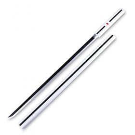 z&dw Katana Tout en Bois Anime Katana épée en Bois Naruto Sasukes Wooden Sword Toys du Modèle Daccessoires/Black / 100cm/39