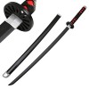 FQLY Anime Samouraï Épée Jouets pour Enfants Démon Slayer Katana 104cm Lame en Bois Accessoires De Cosplay Danime Japonaise 