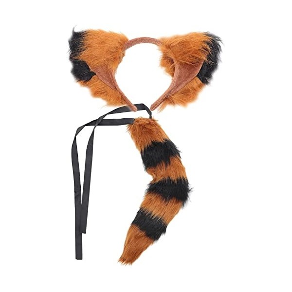 Bandeau, serre-tête, cerceau de cheveux, accessoires de couvre-chef, pince à cheveuxAnimal fausse fourrure renard chat chien 