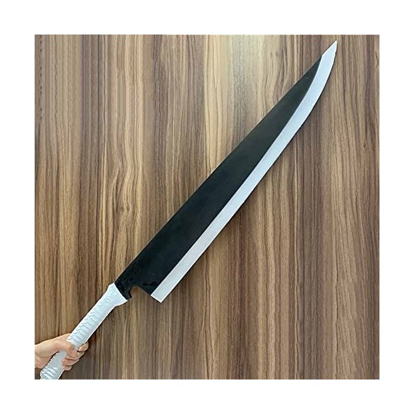 WANHUI Zanpakutou Katana Épée Anime Bleach Réplique de Arme de Kurosaki Ichigo Épée Cosplay Accessoires de Jeu De Rôle, 106CM