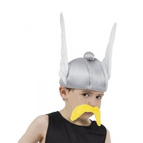Lot de 3 - Casque Astérix Enfant - Astérix et Obélix - Taille Unique - Chapeau de fête, Casque, Bonnet, béret, Casquette, Coi